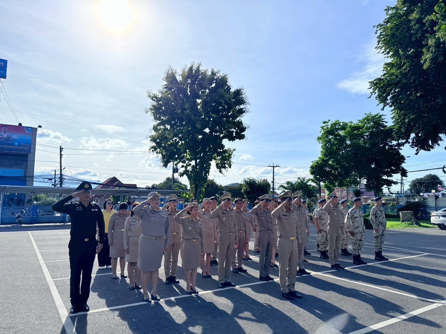 พช.วังเหนือ : ร่วมกิจกรรมเนื่องในวันพระราชทานธงชาติไทย​ 28​ กันยายน​ (Thai​ National Flag Day)​ ประจำปี​ 2568