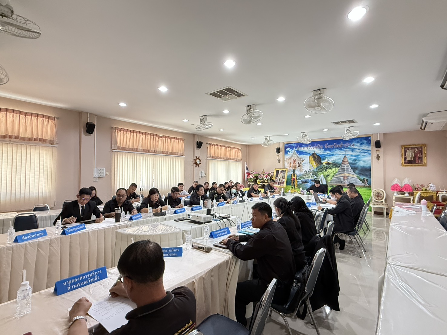 พช.วังเหนือ : เข้าร่วมการประชุมการขับเคลื่อนการป้องกันและปราบปรามแก้ไข ปัญหายาเสพติดแบบบูรณาการ