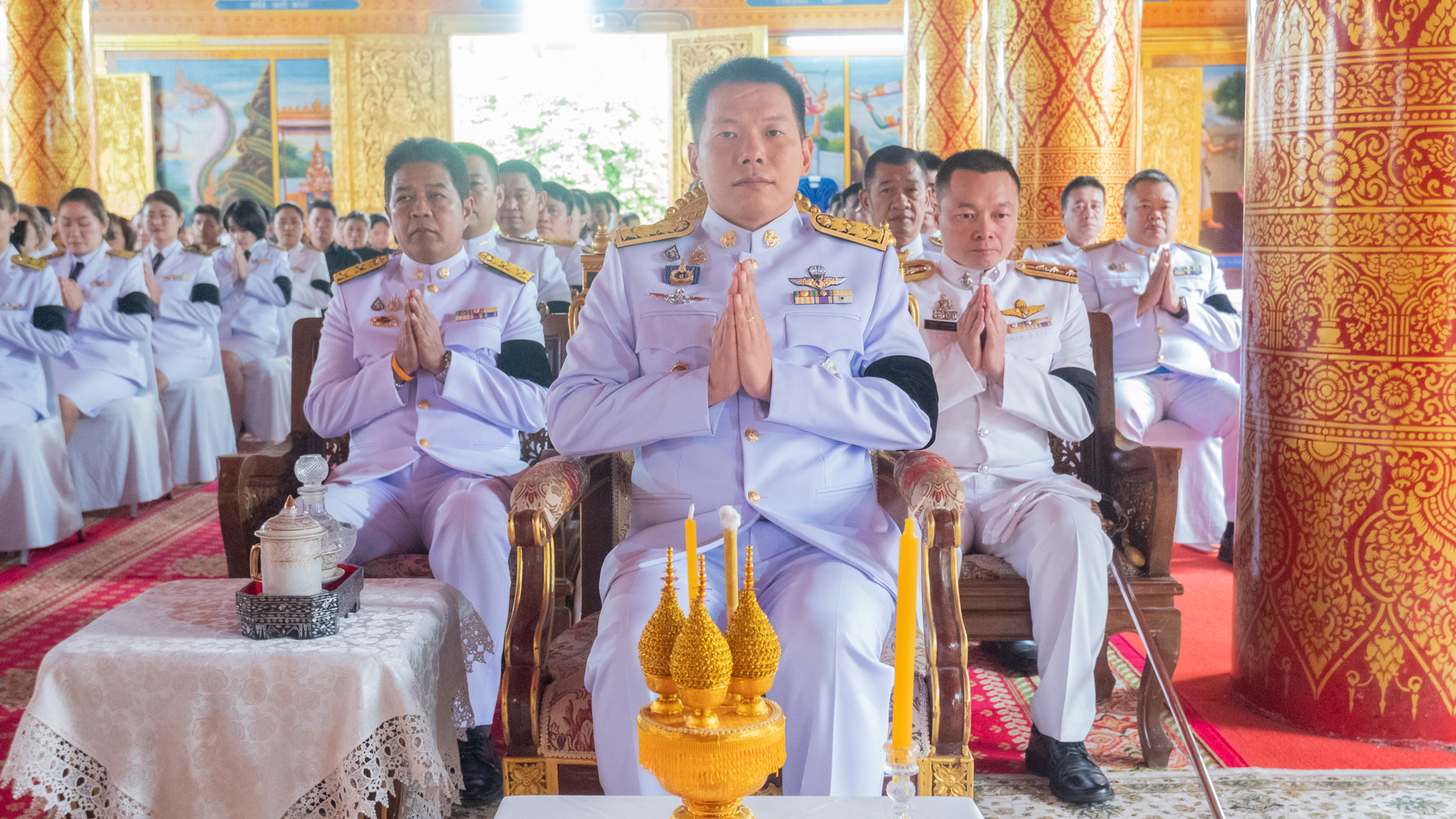 พช.วังเหนือ : ร่วมพิธีบำเพ็ญกุศลปัญญาสมวาร (50วัน) ถวายพระราชกุศล สมเด็จพระนางเจ้าสิริกิติ์ พระบรมราชินีนาถ พระบรมราชชนนีพันปีหลวง