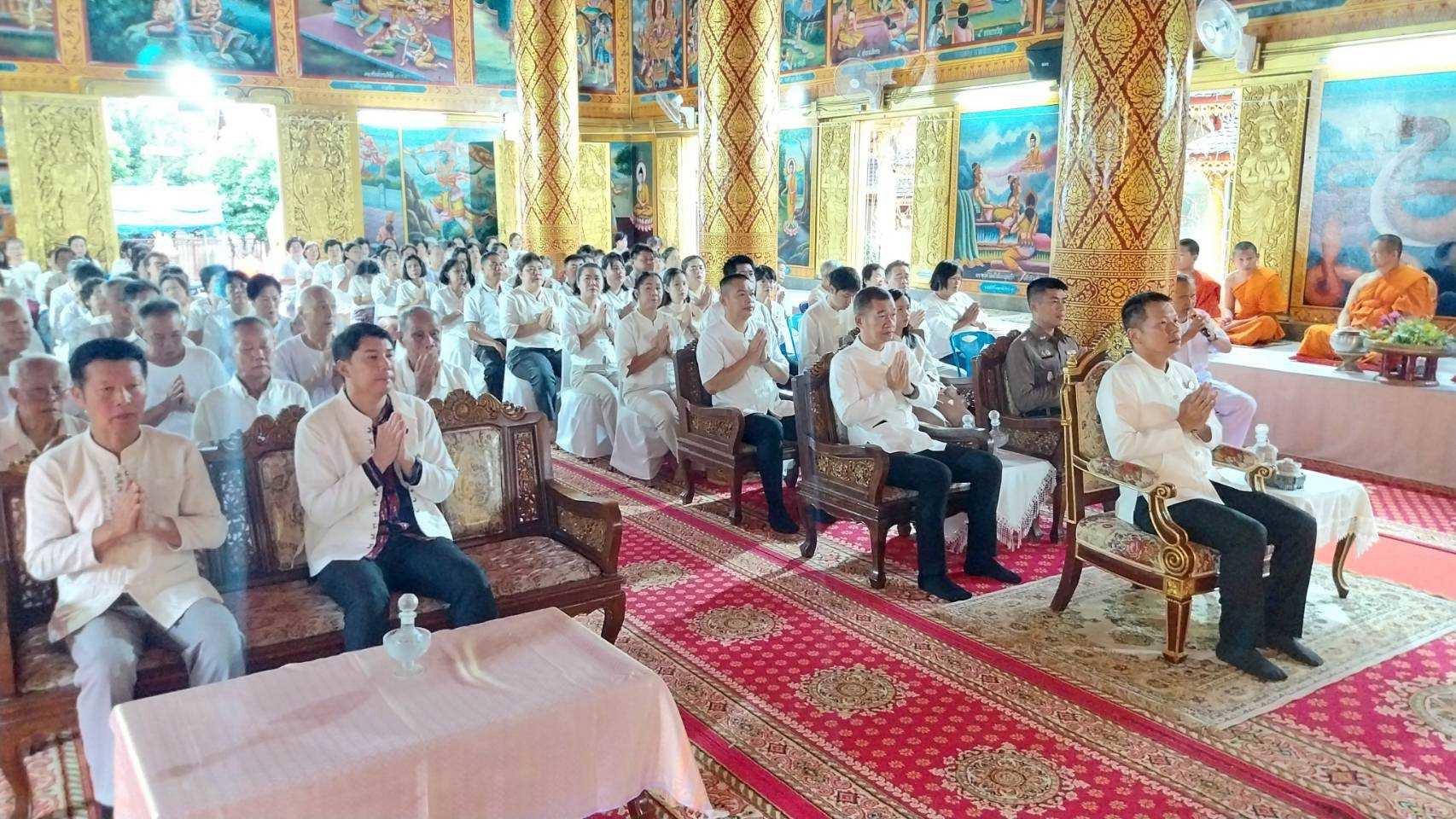 ❉ พช.วังเหนือ ร่วมกิจกรรมโครงการนายอำเภอพาเข้าวัด ฟังธรรม เสริมสร้างคุณธรรม จริยธรรม อำเภอวังเหนือ ประจำปี 2569
